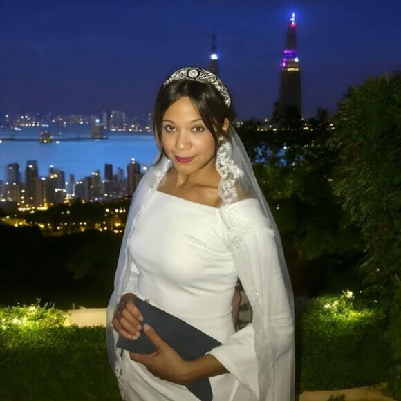 Lulus ✦ “All She Wants” White Off-Shoulder Bodycon Midi Dress ✦ Bell Sleeves S - Picture 16 of 16